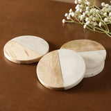 Wooden Mix Coasters- Set of 4