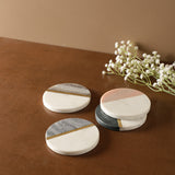 Dual Marble Coasters- Set of 4