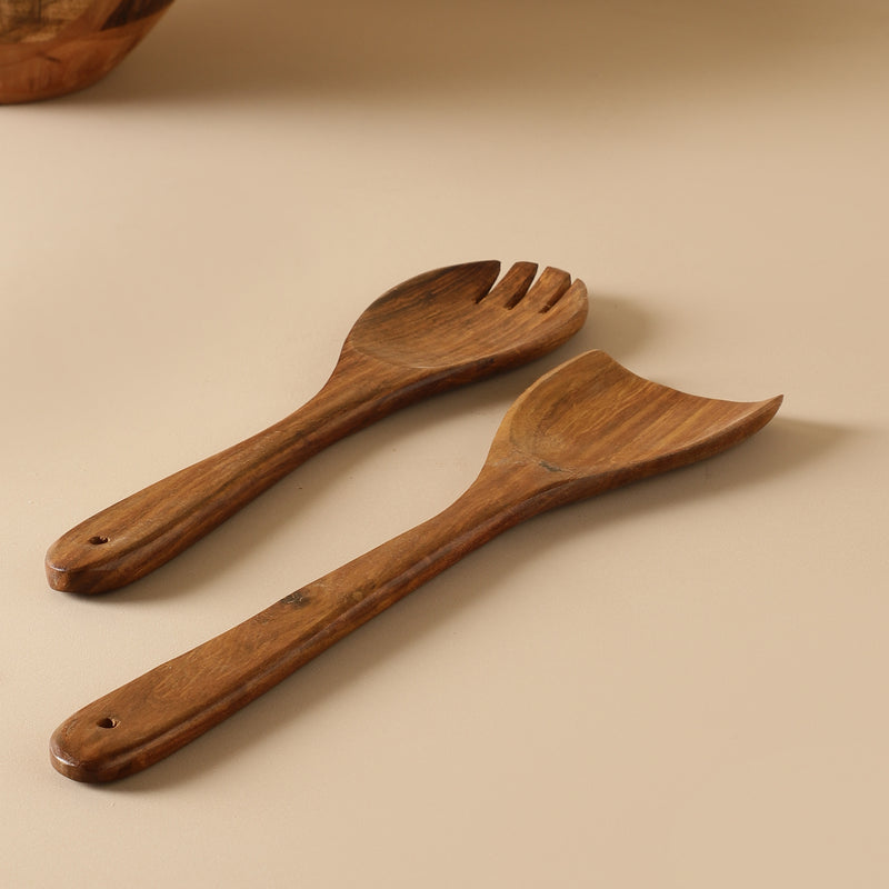 Wooden Salad Server- Set of 2