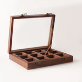 Wooden Spice Box with Spoon- 12 Part