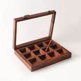 Wooden Spice Box with Spoon- 12 Part