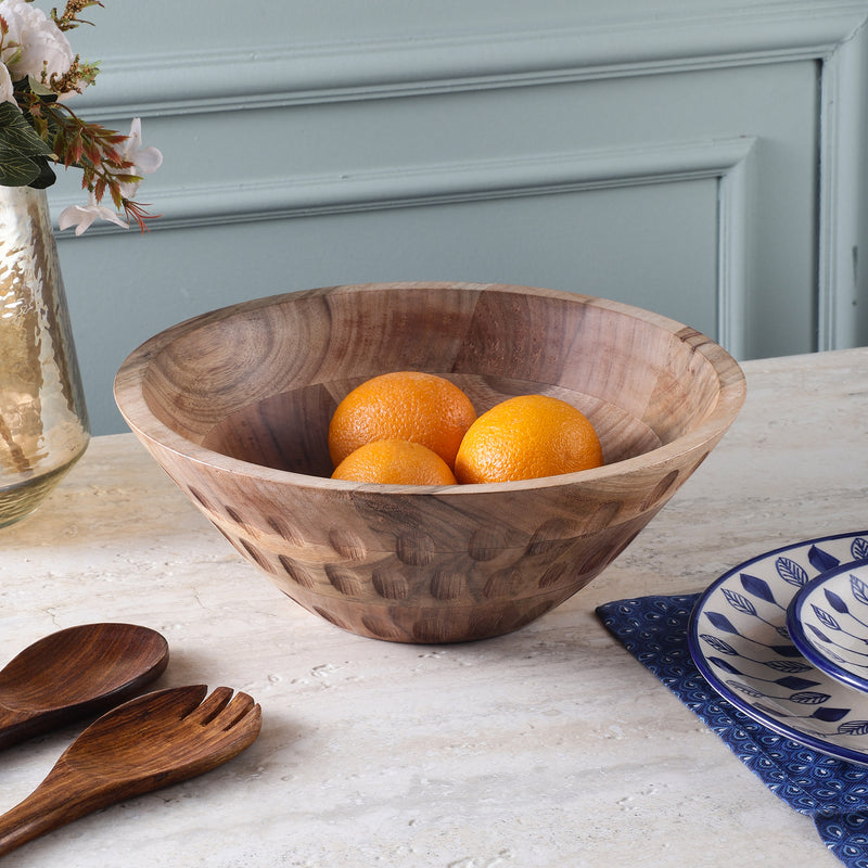 Timber Wooden Salad Bowl- Big