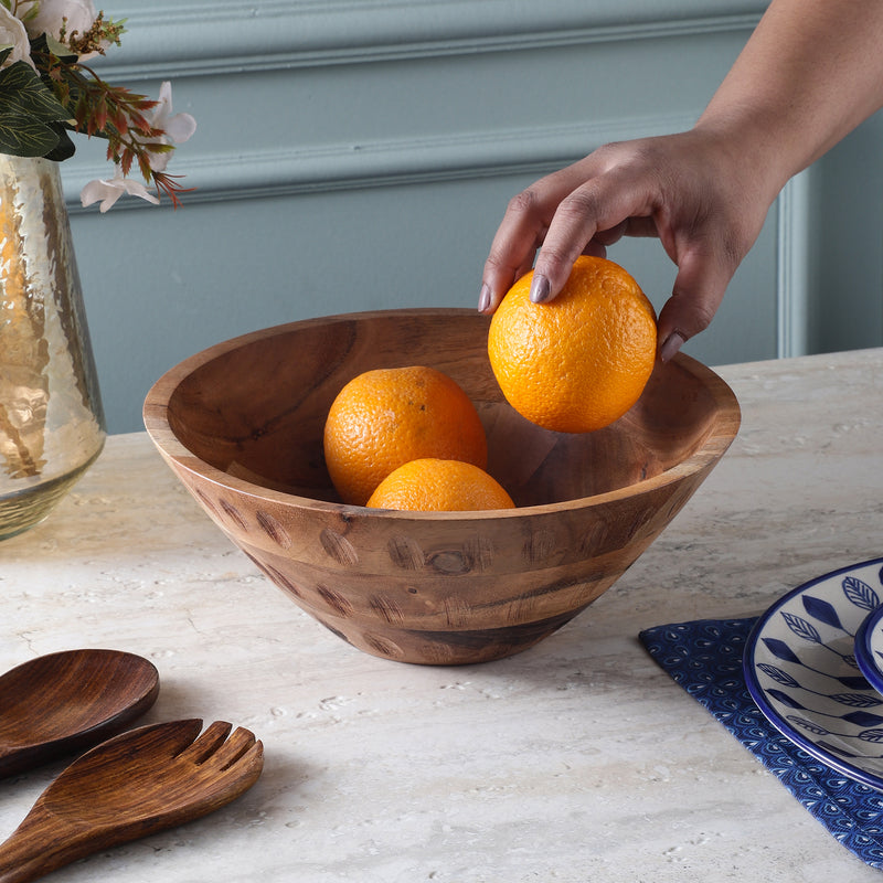 Timber Wooden Salad Bowl- Small